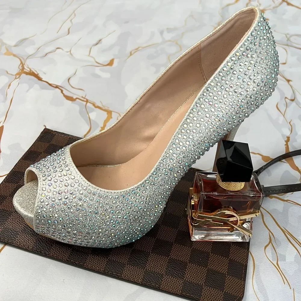 Bella Luna Fully rhinestone pumps